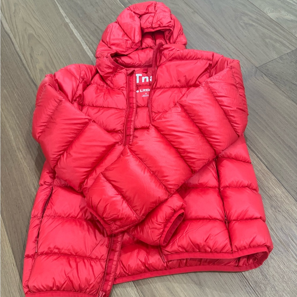 Aritzia TNA Red Puffer Jacket